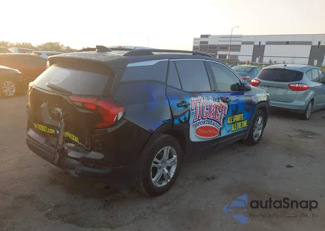 2018 GMC Terrain Sle from USA, damaged, VIN 3GKALMEV8JL344174